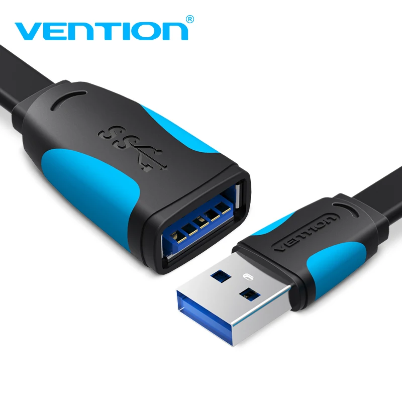 Vention USB удлинитель USB 3,0 кабель для камеры ПК PS4 Xbox Smart tv Высокое зарядное устройство и данные USB 3,0 2,0 кабель удлинитель