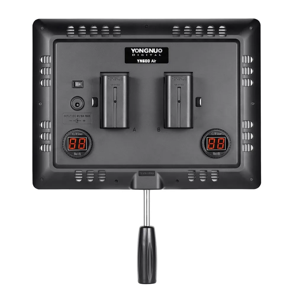  YONGNUO YN600 Air YN-600 LED Camera Video Light Lamp 3200K-5500K with AC Power Adapter /Battery Cas - 32836583909