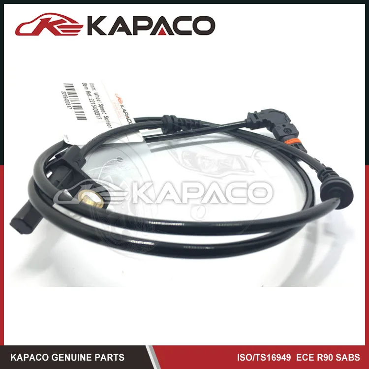 Датчик скорости колеса ABS передний A2215400317 2215400317 для Mercedes Benz C216 W221 2005 2013 бесплатная
