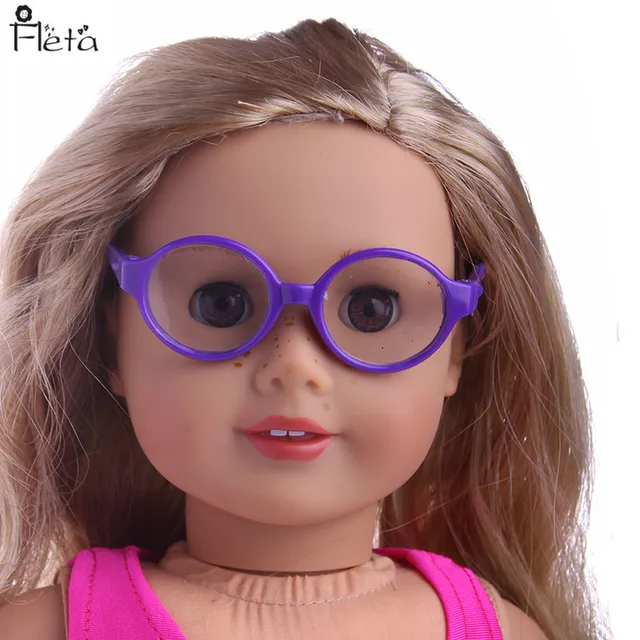 New Glasses For 18 inch American Doll or 43 cm Baby Doll Accessories