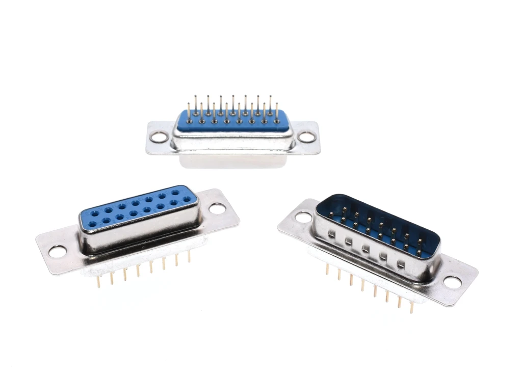 10 шт. DP15 отверстие гнездо/Папа вставной пластины типа PCB D-Sub Разъем DB15