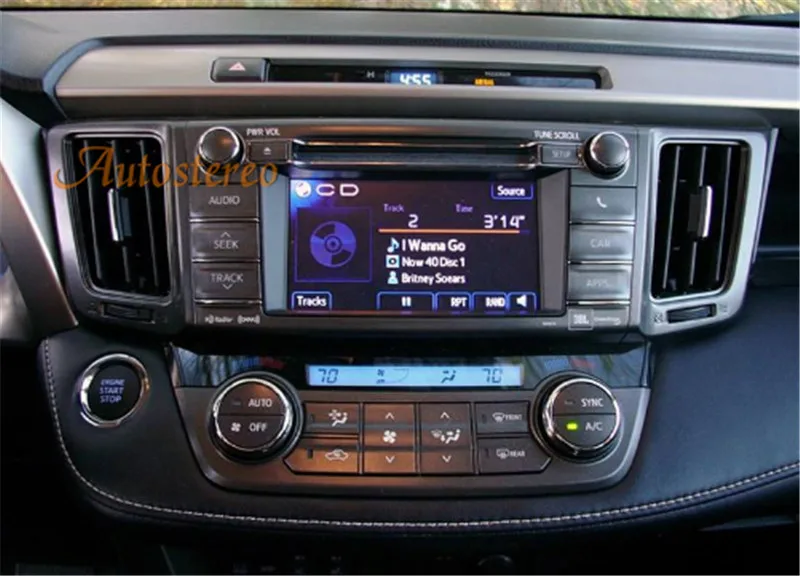 Sale Autostereo Android 9.0 RAM Car GPS Navigation For Toyota RAV4 2013 2014 2015 Auto multimedia Radio tape recorder Car DVD player 0