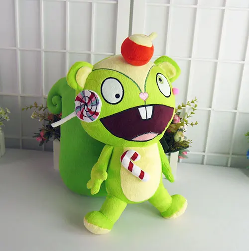 

top quality Happy Tree Friends anime plush dolls HTF Nutty plush toys 38cm