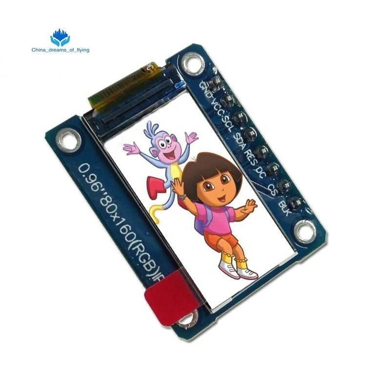 

1pcs IPS 0.96 inch 7P SPI HD 65K Full Color OLED Module ST7735 Drive IC 80*160 0.96 TFT Good
