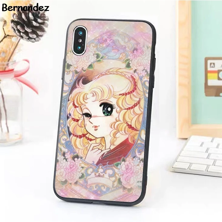 

Bernandez 5 5S SE 6 6S Soft TPU Silicone Rubber phone case cover for iPhone 7 8 plus X Xs Max XR Black anime manga Candy