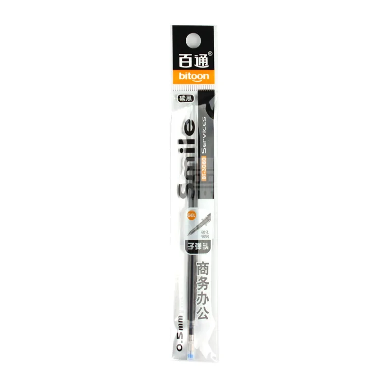 

JIANWU 20pcs/set Neutral pen accessories gel pen refill general purpose Office Supplies 0.5mm 0.38mm
