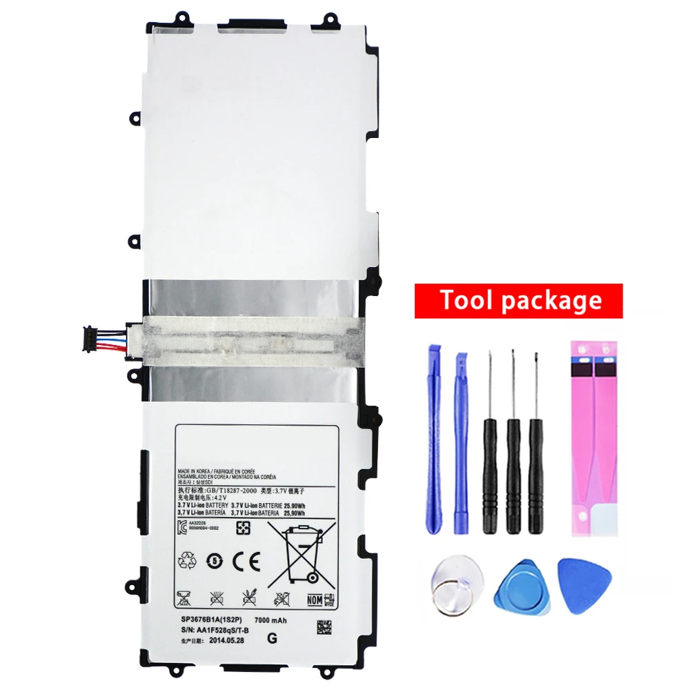 

New Tablet Battery SP3676B1A For Samsung Galaxy Note 10.1 GT-N8000 N8010 N8013 N8020 P7500 GT-P7510 P5100 Tab Tablets Batteria