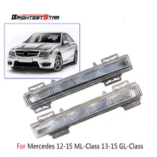 Coppia 2049065401 2049065501 Per Mercedes ML-Class GL-Class 2012 2013 2014 2015 LED Daytime Corsa e Jogging Lampada Della Luce sinistra Destra