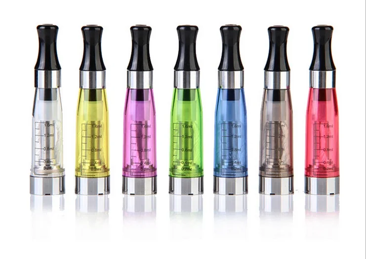 

2Pcs/pack EGO CE4 Atomizer for EGO T Battery EVOD e Cigarette Clearomizer 1.6 ml Electronic Cigarette Tank eCigs Vape Vaporizer