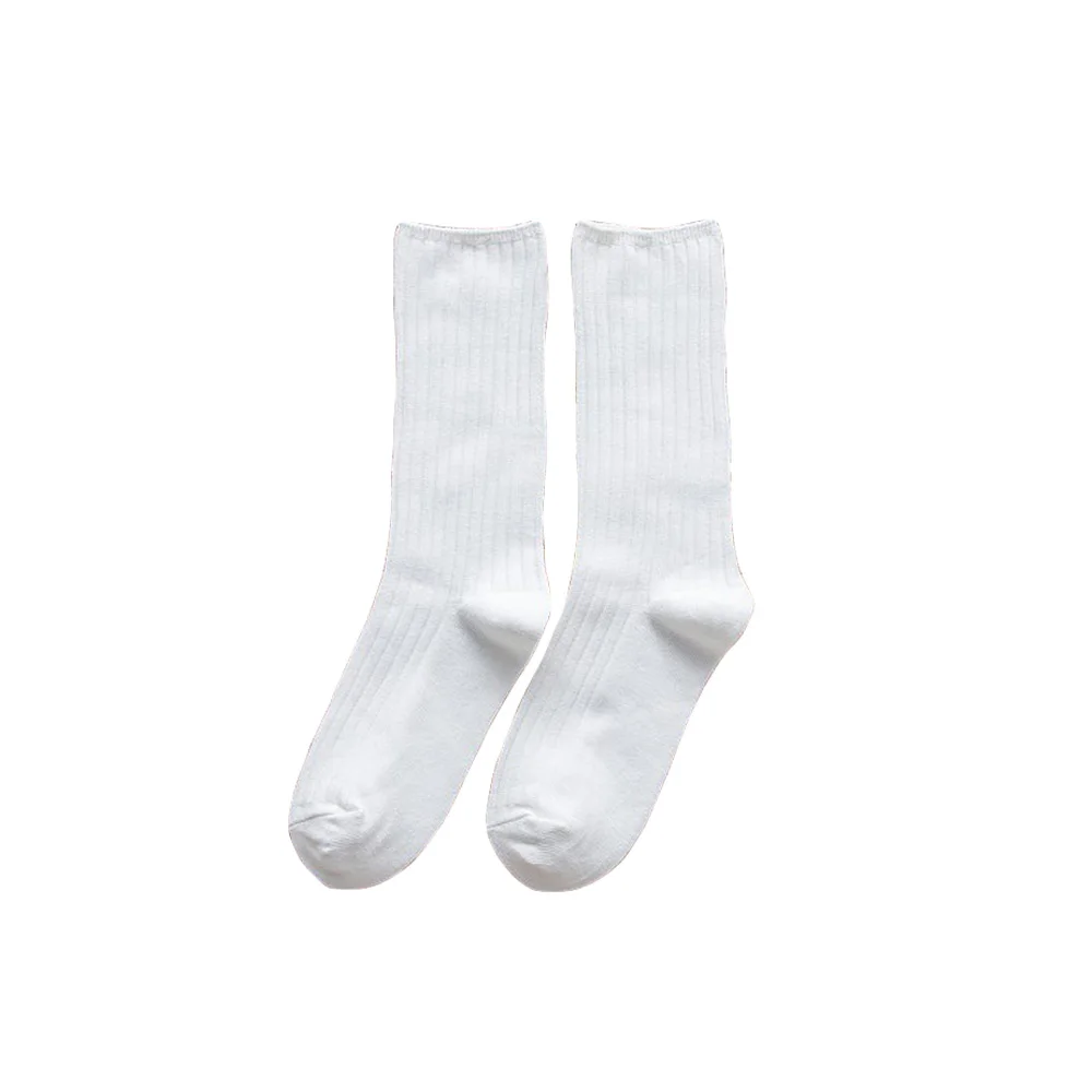 Женские эластичные носки высокого качества повседневные удобные носки-трубы средней высоты зимние SCKHC0002