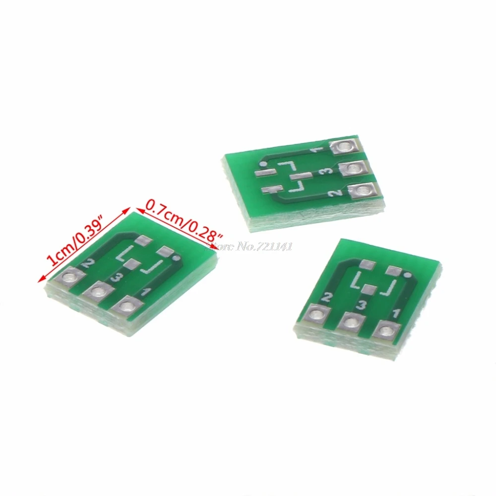 10 шт. двухсторонний SMD SOT23 3 DIP SIP3 адаптер PCB плата DIY конвертер интегральные схемы