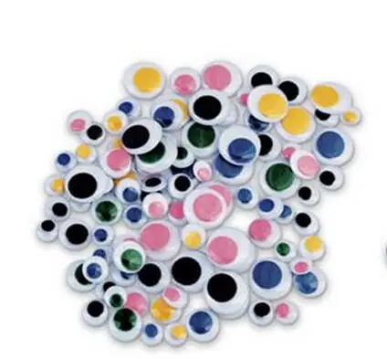 

200pcs Small Not Self-adhesive Colorful Eyes for Doll Plush Stuffed Cup Car Painting DIY Accessories DIY Assembling Eyes for Toy