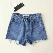 Модные, средняя посадка шорты для женщин джинсы свободные летние женские шорты фактурные карманы большие размеры джинсовые шорты
