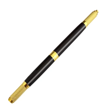 

Good Double Head Microblading Pen Manual Tattoo Machine Needle Blade Permanent Makeup 3D Embroidered Eyebrow Lips Tattoo Tools