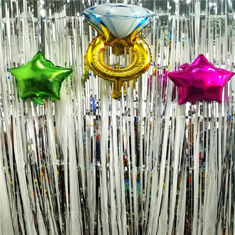 foil fringe curtain133_