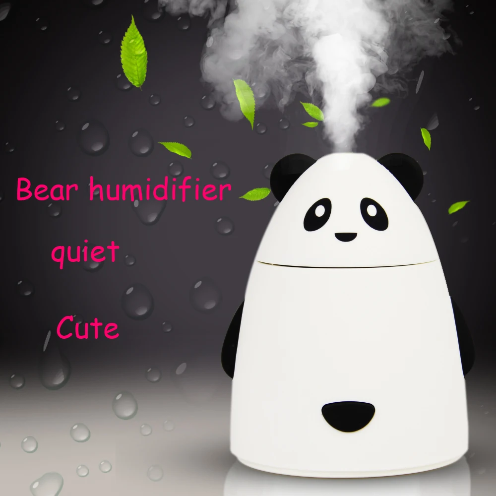 

80ML Cute bear Ultrasonic Air Aroma mini usb Humidifier Electric Aromatherapy Essential Oil Aroma Diffuser