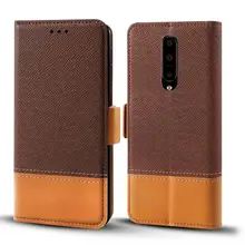 for OnePlus 7 Pro Case Vantage PU Leather Flip Kickstand Wallet Phone Cover with Credit Card Holders for Oneplus 7 Flip Case