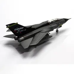 1/100 масштаб черный военный летательный аппарат прыгающий Panavia Tornado самолет-Истребитель модели игрушки взрослые детские игрушки для показа Co