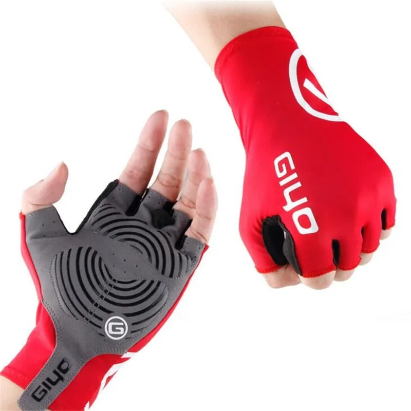 

Summer Sports Bike Outdoor Half Finger Cycling Glove Mens Women Shockproof Breathable MTB Bicycle Gloves Cycling Clothings G085