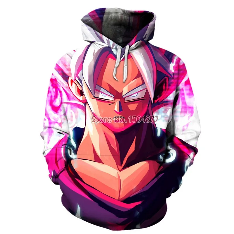 men's dragon ball Super Saiyan Goku 3d printed Hoodies (1)