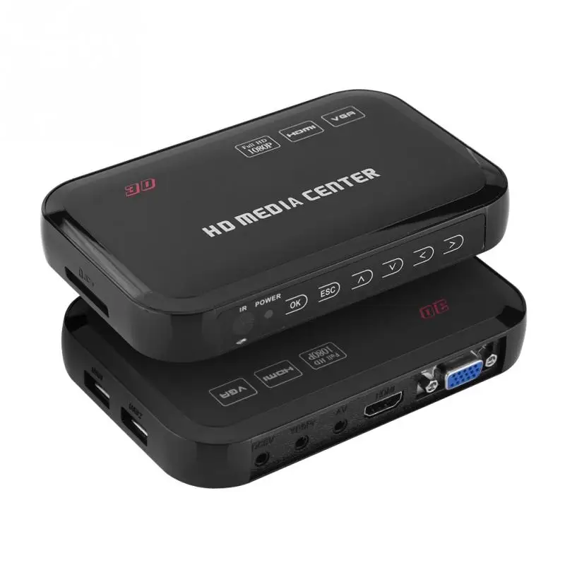 VBESTLIFE Full HD 1080P VGA Media Player Center MultiMedia Video Player