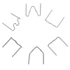 Universel 100 pièces/ensemble Precut 0.6mm-0.8mm ondes chaudes plat agrafes pour plastique agrafeuse réparation soudeur réparation outil ► Photo 3/6