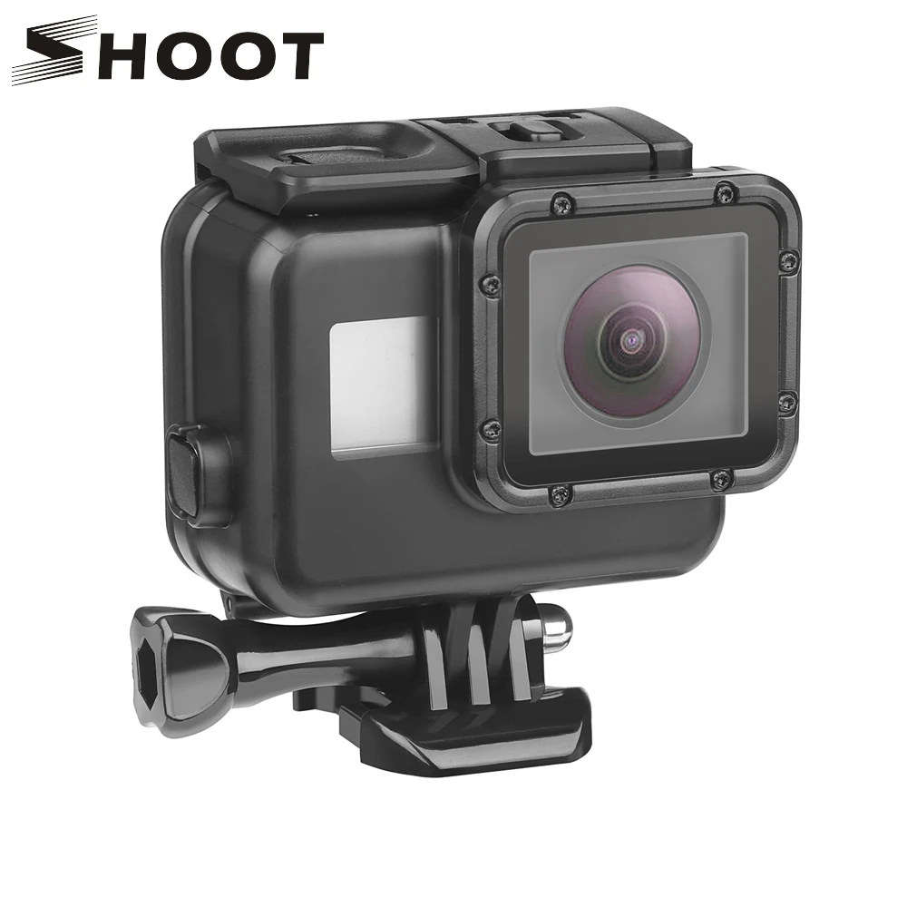 

SHOOT 45m Diving Waterproof Case with a Touchable Backdoor for GoPro Hero 7 6 5 Black Housing Case for Go Pro Hero 6 5 Accessory