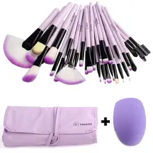 Pro VANDER 32 Pcs Makeup Brushes Bag Set Foundation Powder Pinceaux Maquillage Cosmetics Brush Tools + Cleaning Egg Brushegg