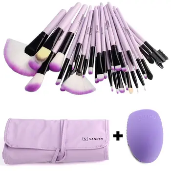 

Pro VANDER 32 Pcs Makeup Brushes Bag Set Foundation Powder Pinceaux Maquillage Cosmetics Brush Tools + Cleaning Egg Brushegg