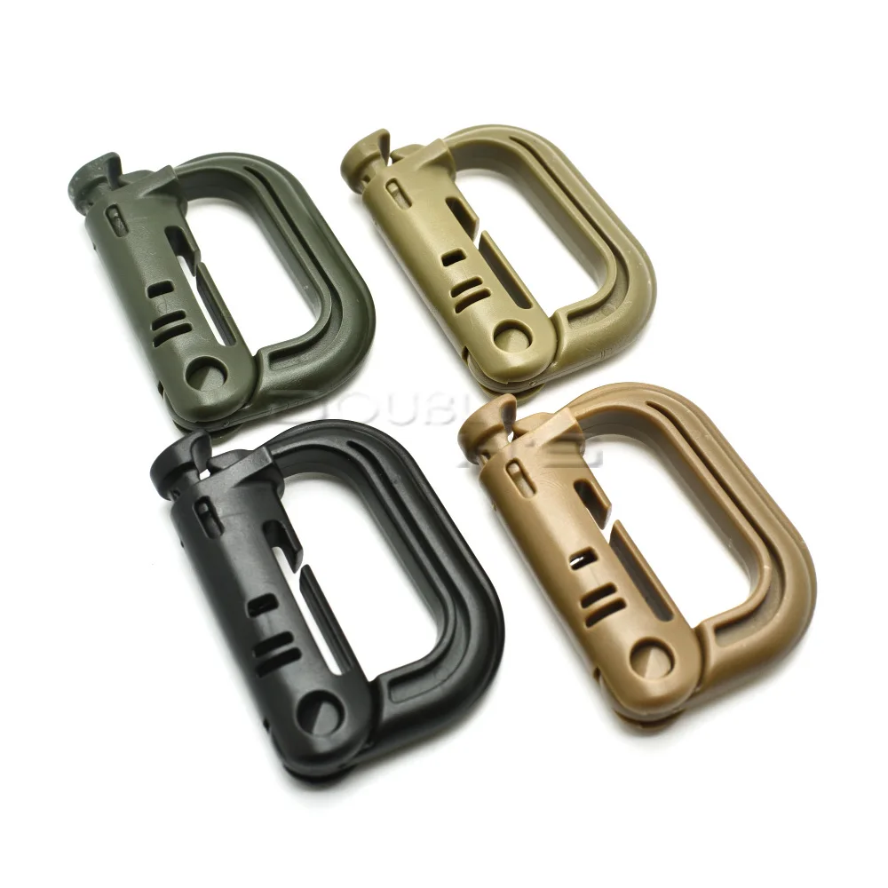 EDC Keychain Carabiner Molle Tactical Backpack Shackle Snap D-Ring Clip VG 