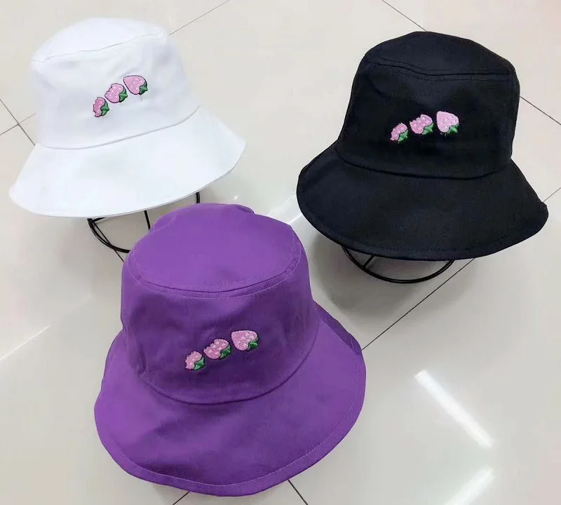 Bnaturalwell Kids Summer Floral Print Bucket Hat Panama Cotton Baby Cap Sun Beach Cap for Girl Brim Sun Hats 1.5-3 years H020D