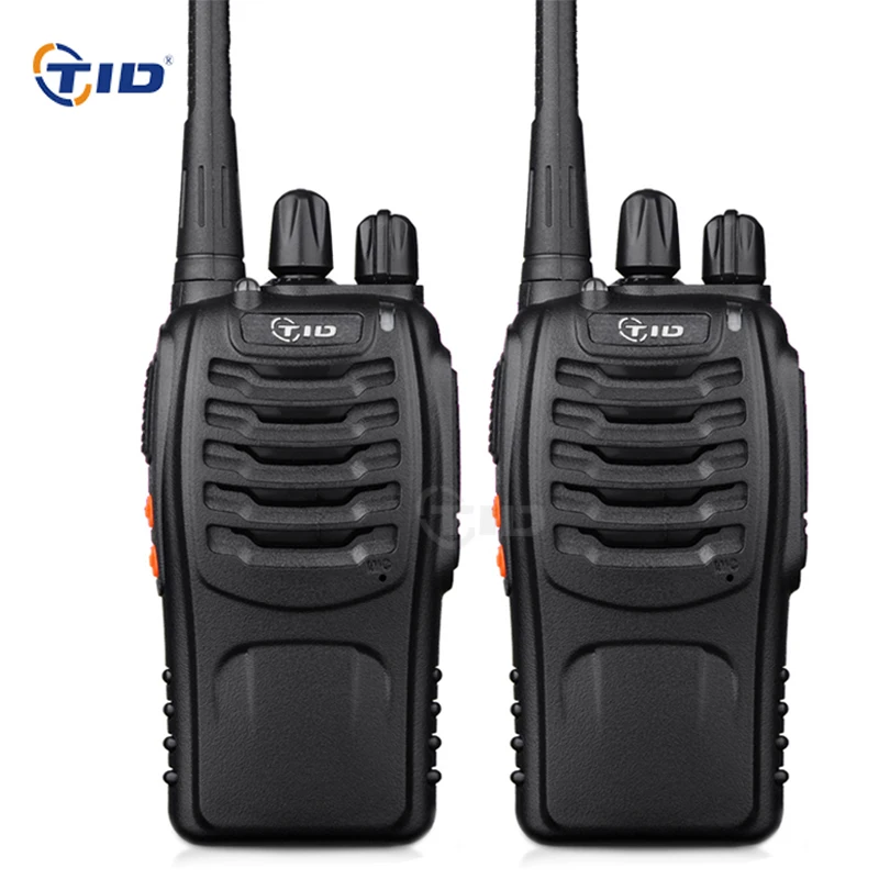 2 шт. TID TD V2 Walkie Talkie Ручной рации рация 16CH UHF 400 470 мГц Портативный радиостанции CB
