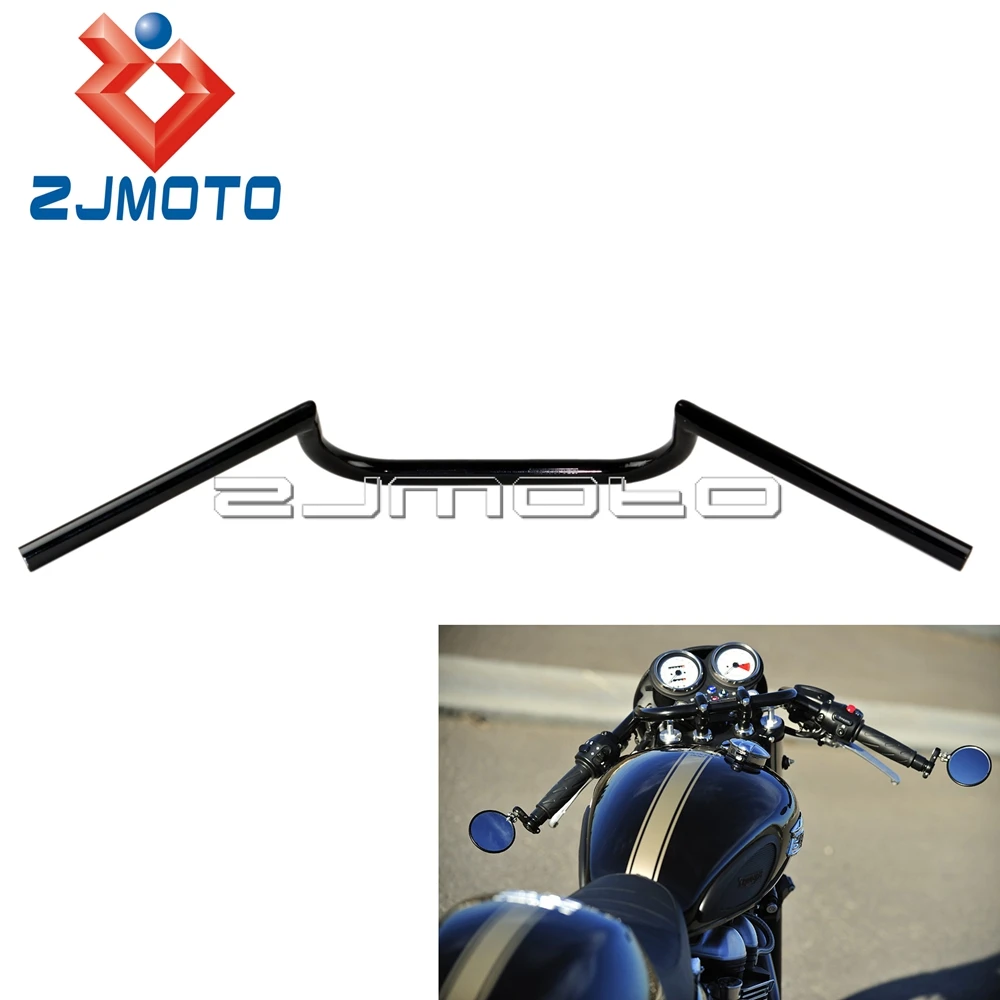 Руль для мотоцикла " Rise Handle Bar Ace Drag Bar 7/8" для Honda Yamaha Suzuki Triumph Custom Clubman style