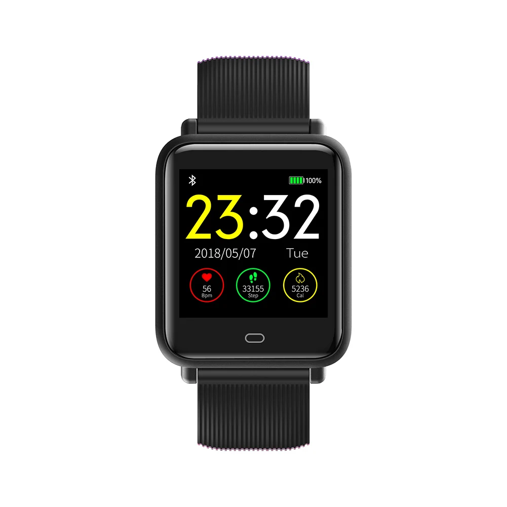 Smartwatch Fitness Tracking Watch 1.3Inch Color TouchScreen Waterproof Smart Bracelet EM88