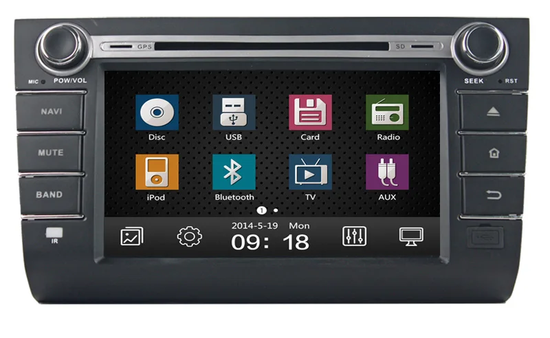 Clearance 8" Head Unit Car DVD Player GPS Navigation for suzuki swift 2004-2010 with Radio Bluetooth TV Map USB AUX Auto Stereo Audio Map 6