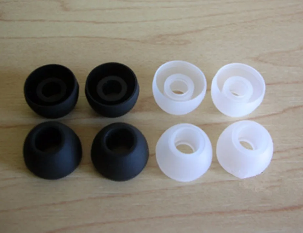 2 Pairs M Size Silicone Replacement Eartips Tips Buds Earbuds Part for