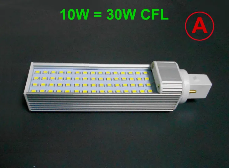 G24 Светодиодные g24d-1 G24d-3 G24d-3 AC85-265V led pl лампа реальная мощность 5 Вт 7 Вт 9 Вт 10 Вт 11 Вт 12 Вт 13 Вт 14 SMD5730 5050 2835 светильники лампы