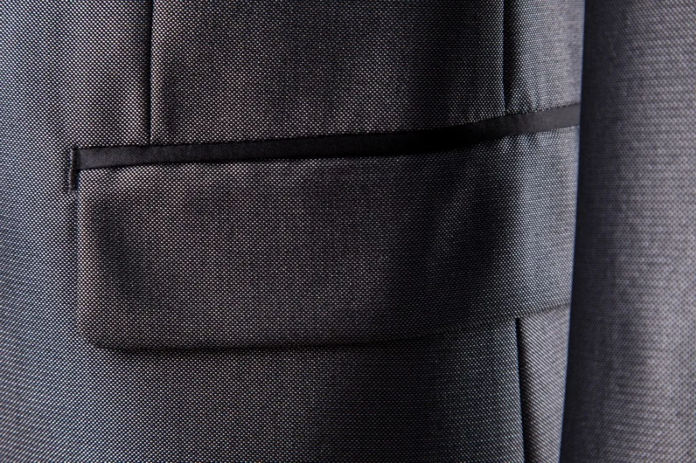 Английский стиль, мужские серые костюмы(пиджак+ брюки),, фирменный деловой мягкий костюм для мужчин, приталенные, для работы, свадебные, для жениха, Terno Masculino