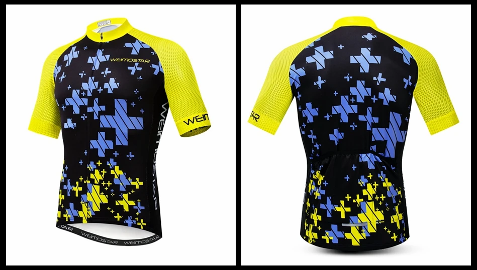Weimostar мужские про команды Велоспорт Джерси гоночный спортивный велосипед одежда анти-УФ Велоспорт одежда быстросохнущая дорога MTB футболка для езды на велосипеде
