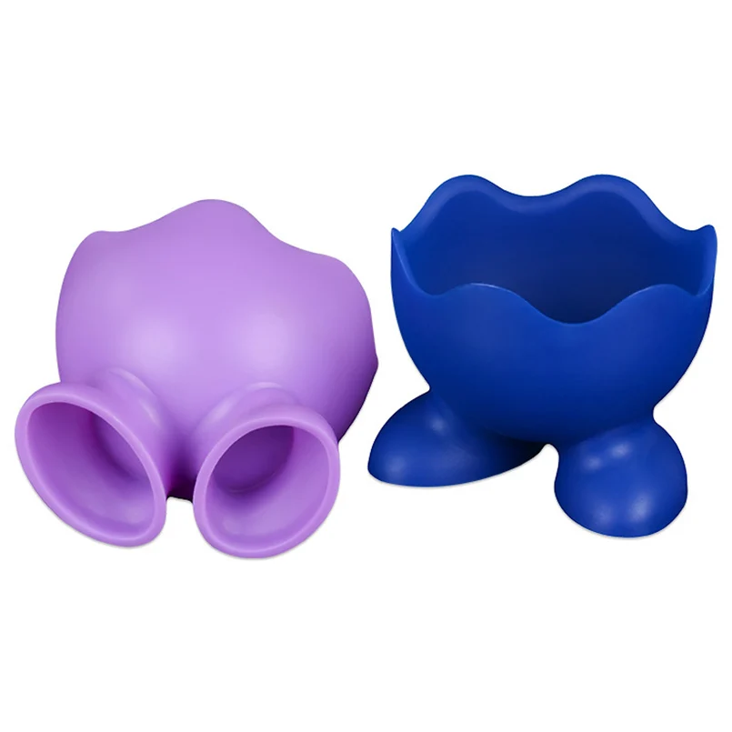 

1Pc 5*4cm Creative Food Grade Silicone Eggcup Cooker Temperature Resistant Boiler Egg Poacher Holder Kitchen Gadgets Color Rando