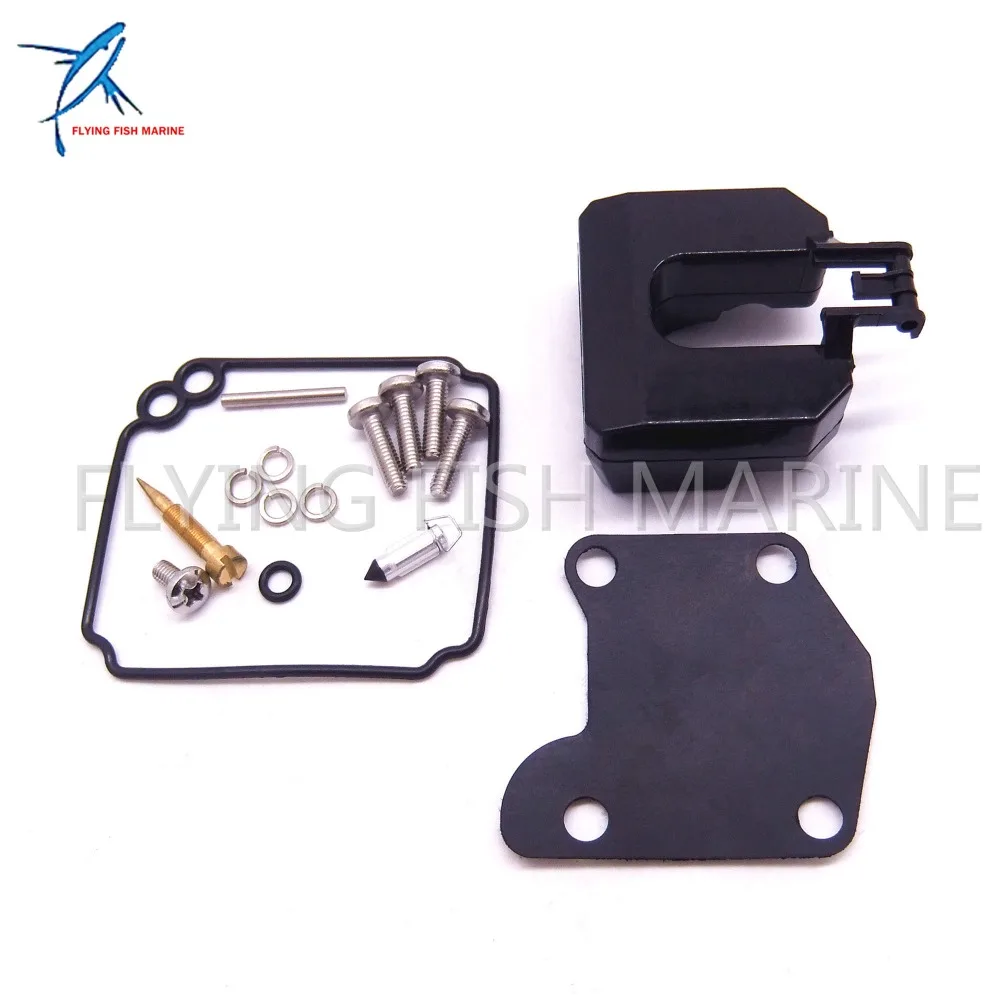 Carburetor Repair Kit 63V-W0093-00-00 For Yamaha 2-Stroke 9.9HP 15HP Outboard
