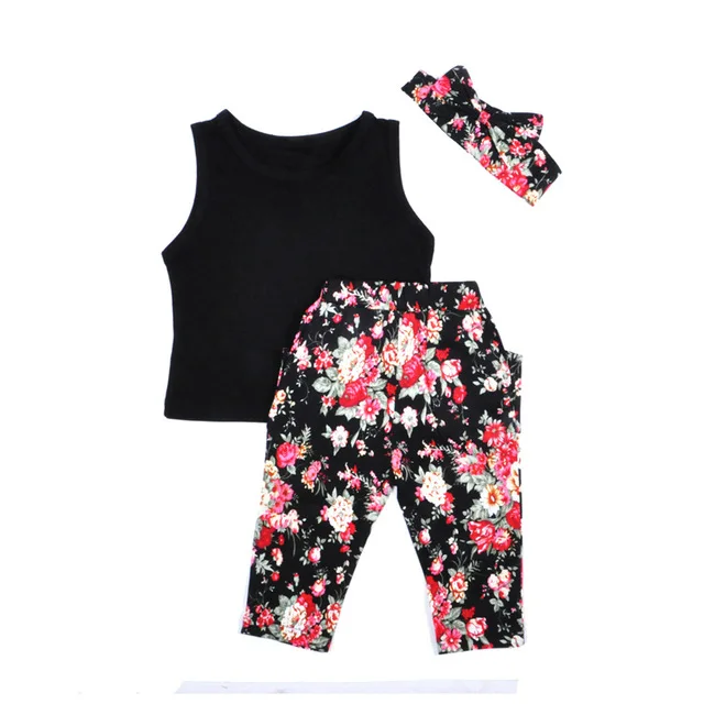 Cute-Fashion-Kids-Girls-Clothing-Set-Flowers-Pant-Sleeveless-Black-T-shirt-Headband-Casual-3-Piece.jpg_640x640