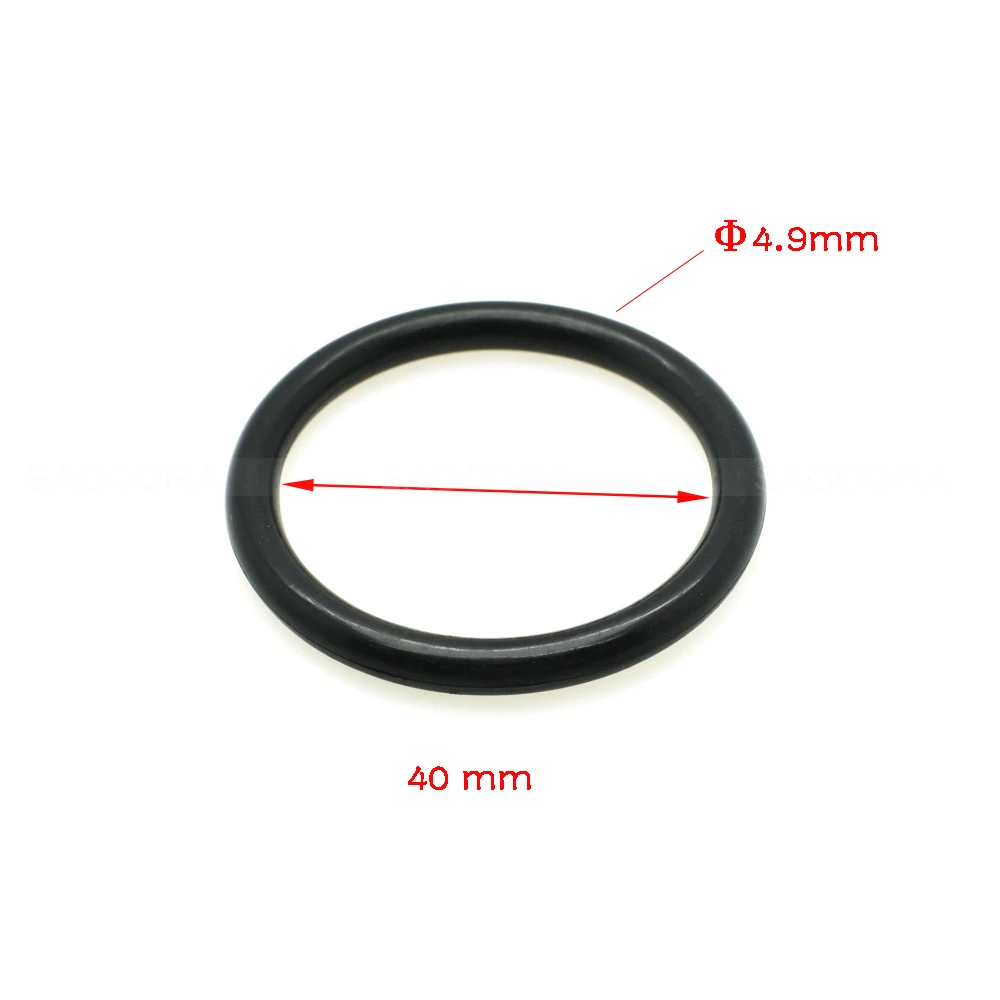 Plastic o ring 5pcs 24mm 30mm 35mm 40mm 45mm 50mm Inner Dia. Plastic O Ring Apparel Garments Shoes Backpack Outdoor Bag Parts Accessory