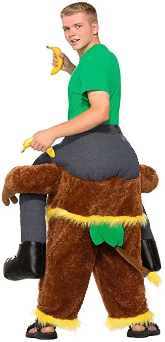 Gorilla Ride-on Animal Costumes Christmas Halloween Party Cosplay Clothes Carnival For Adult Dress Up Men Fun Horse Riding Toys Gorilla Ride-on Animal Costumes Christmas Halloween Party Cosplay Clothes Carnival For Adult Dress Up Men Fun Horse Riding Toys
