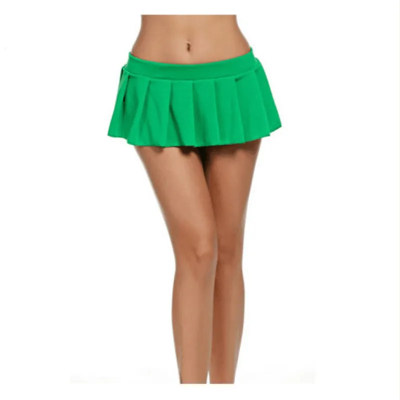 Женская сексуальная короткая мини-юбка женская модная мини-юбка танцевальная клубная одежда металлическая Женская плиссированная юбка 5 цветов