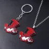 Japanese Game Persona 5 P5 Keychain Take Your Heart Logo Red Hat Key Chain for Women Men Car Keyring Choker Souvenir Gift ► Photo 2/6