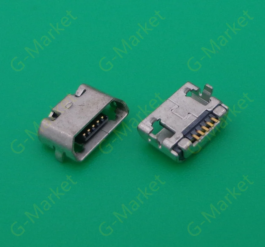 

100pcs/lot USB Jack USB port USB charging port connector For Meizu MX4 MX 4 Repair Spare Parts