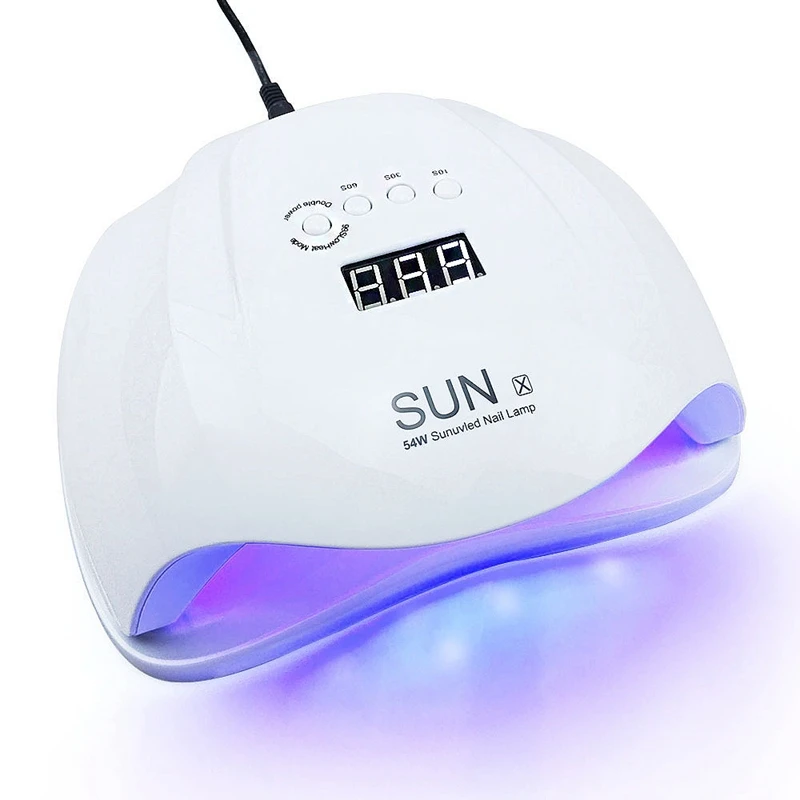 BEST Sun X 54 Вт сушилка для геля ногтей УФ светодиодная лампа сушки профессиональный