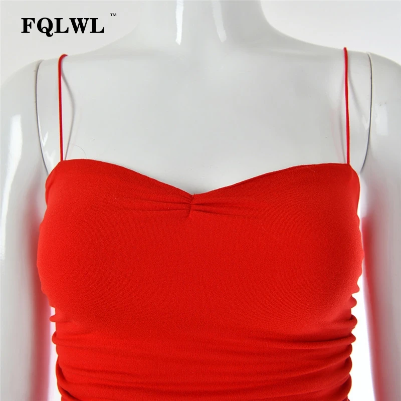 FQLWL, без бретелек, плиссированное, длинное, облегающее платье, для женщин,, с открытой спиной, Бандажное, черное, сексуальное, летнее платье, для девушек, Клубные, вечерние, Макси платья
