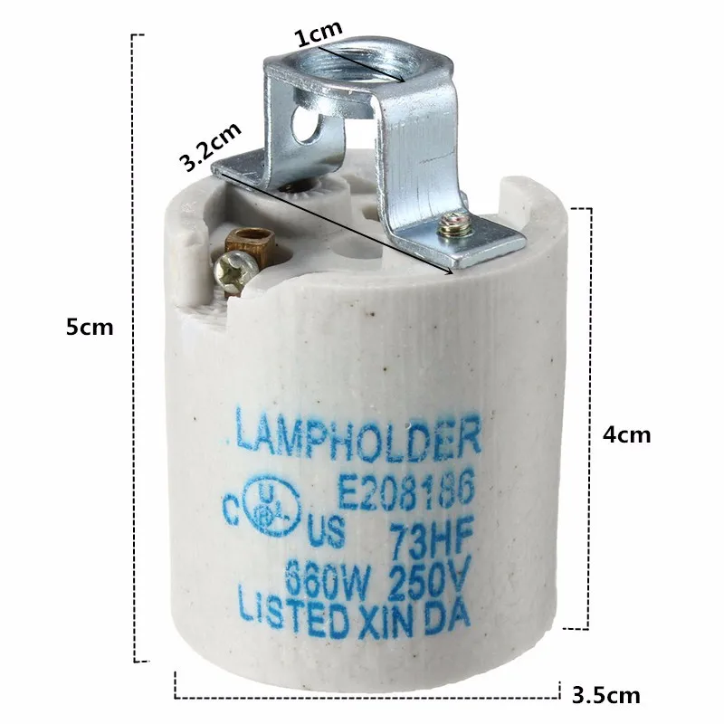 E27 Керамика держатель лампы легкая розетка сменный болт Кепки адаптер конвертер для ретро Винтаж Эдисон лампы круглые светодиодные лампы